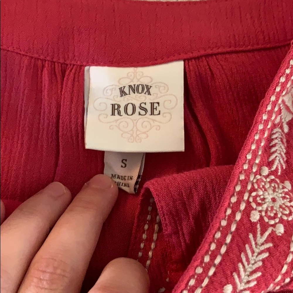 Knox Rose cold shoulder boho dress - Picture 4 of 5